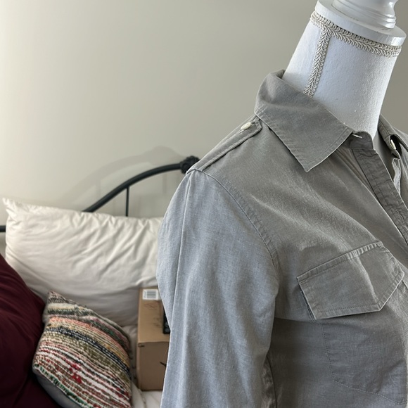 Theory Tunic Duster size 4 Gray - Picture 4 of 7